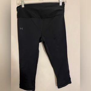 Under Armor heart gear  black compression carpi leggings size medium